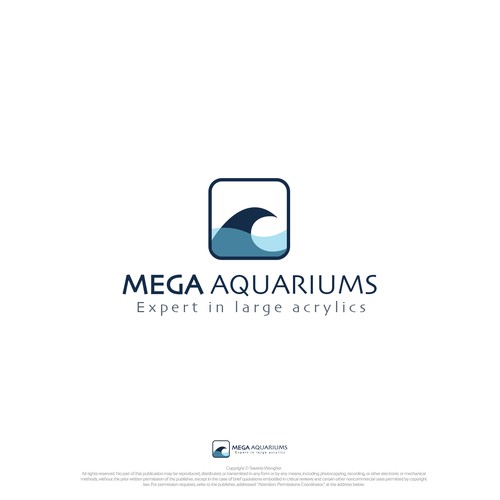 aquarium logo style