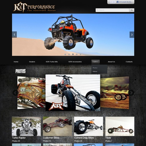4 Wheeler and Side by Site Performance Website