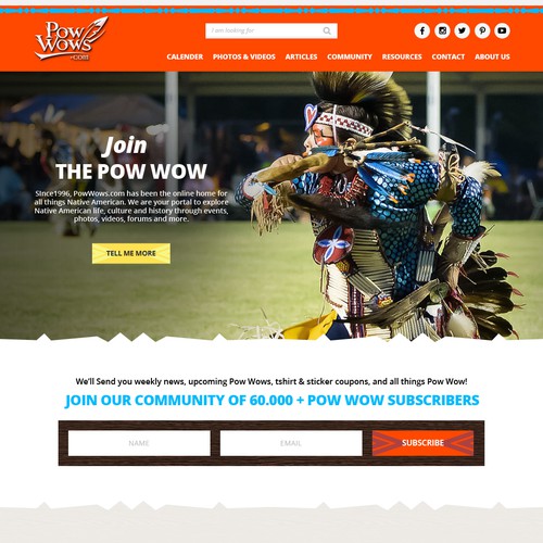 Website for PowWows