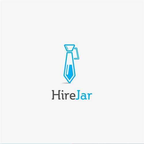 Simple modern logo for job recruiter