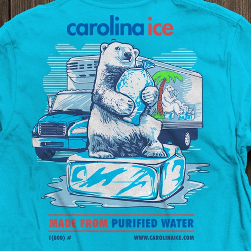 T-shirt Design for CAROLINA ICE COMPANY!!!