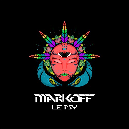 Psychedelic concept for Markoff le Psy