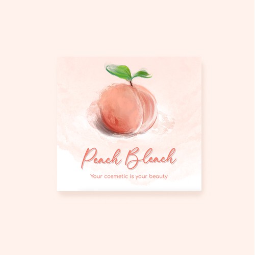 Peach logo design