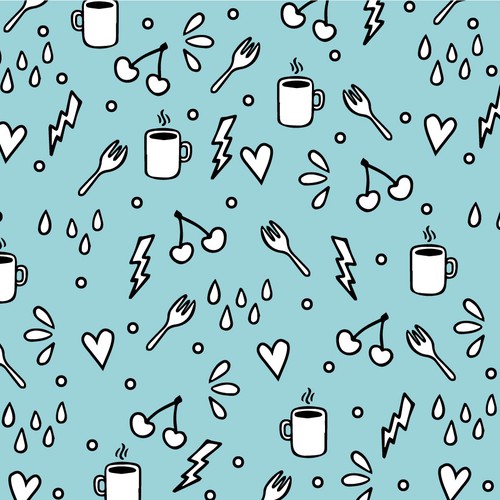Blue pattern design 