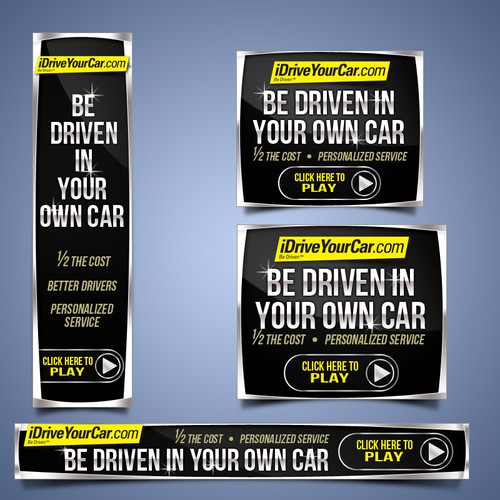 Create banner ad for iDriveYourCar for grand prize & possible freelance contract with http://www.iDriveYourCar.com