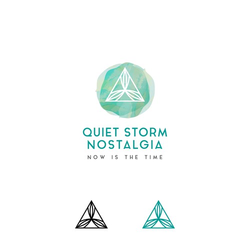 Quiet Storm Nostalgia logo for brand providing outdoor & sports goods as well as lifestyle apparel