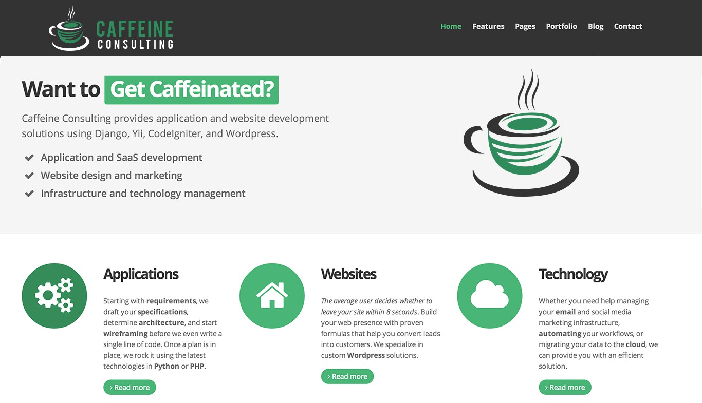 Caffeine Consulting needs a new logo