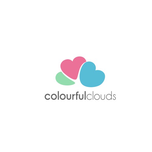 logo concept for colourful clouds