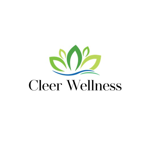 cleer wellness logo design