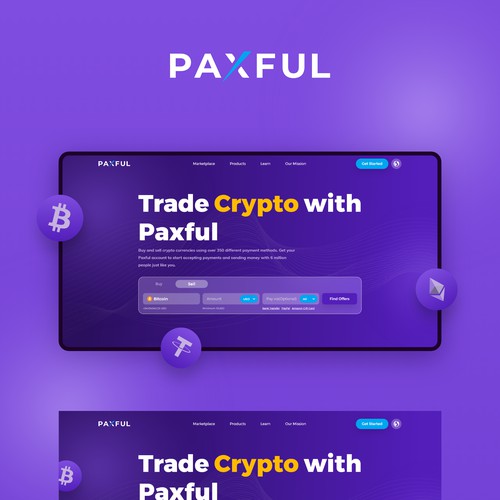 Website Redesign for a Crypto Company