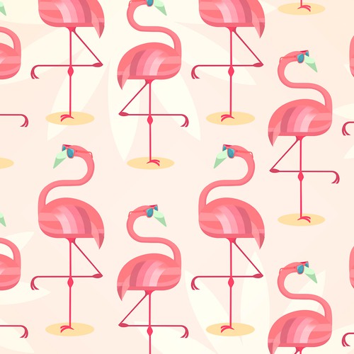 Flamingo pattern