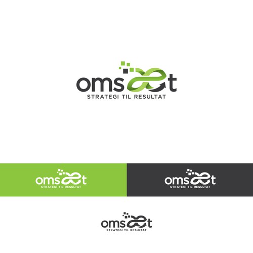 Modern logo for Omsæt