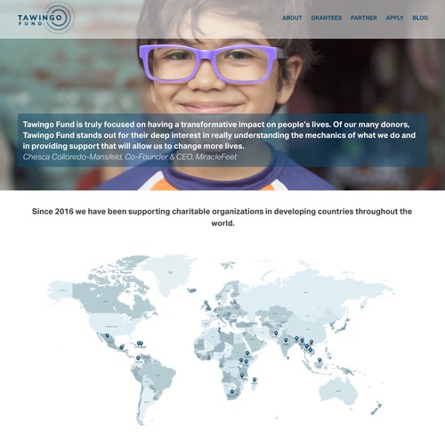 Tawingo Fund Nonprofit Design