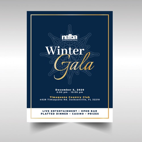 Invitation for Winter Gala