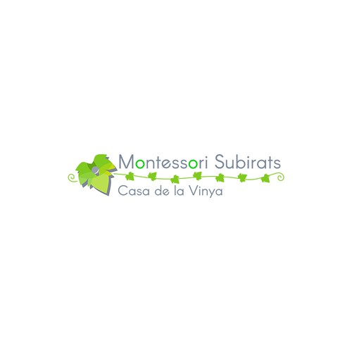logo design: Montessori Subirats school