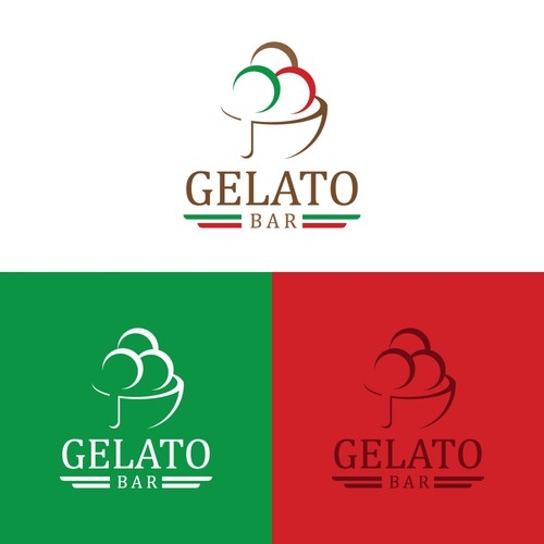 Logo Concept For Gelato Bar
