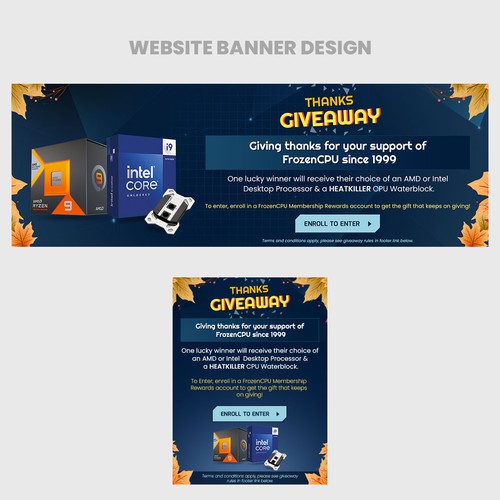 Website Banner design