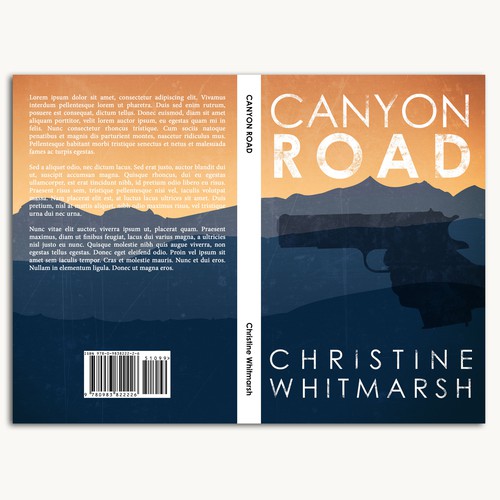 Book cover design for novel 