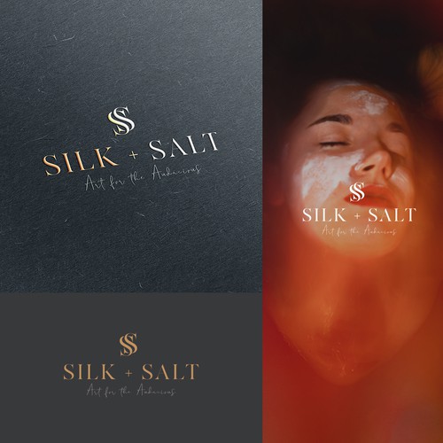 Luxury Studio Logo For Silk & Salt