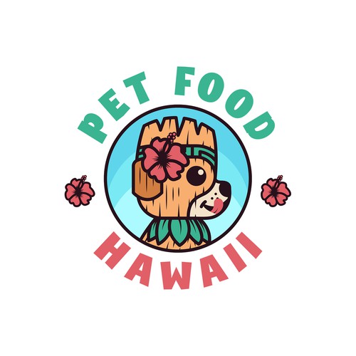 PET FOOD HAWAII Logo Design