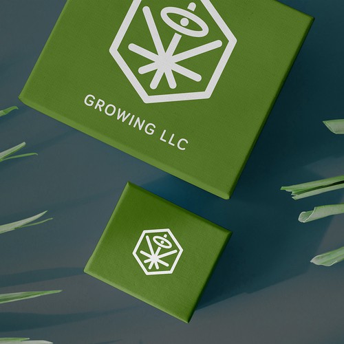 Indoor Hemp Grower Logo that is NOT "weed" looking