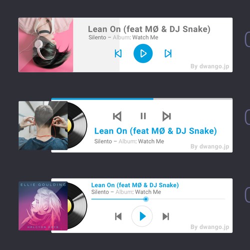 music controller notification widget