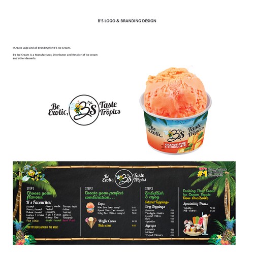 Design Branding for Ice Cream Company