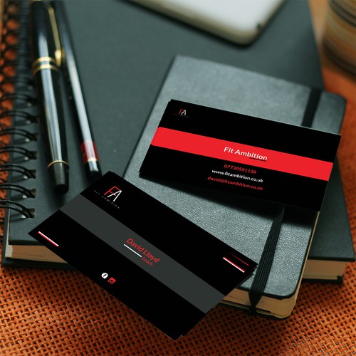 Three Color Business Card