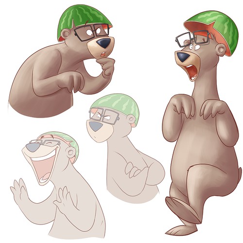 MELON BEAR Character design