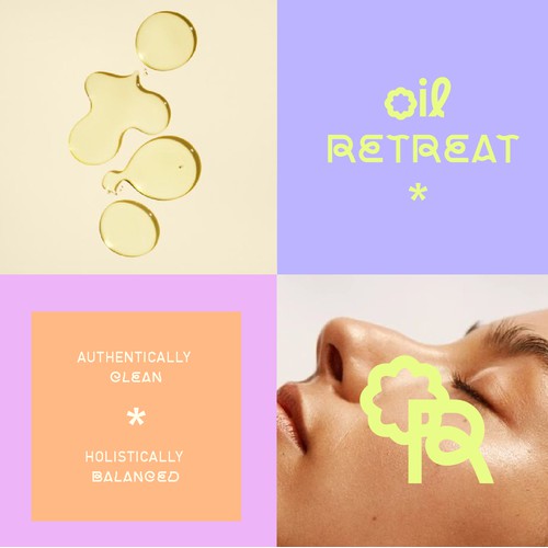 Oil Retreat brand identity 