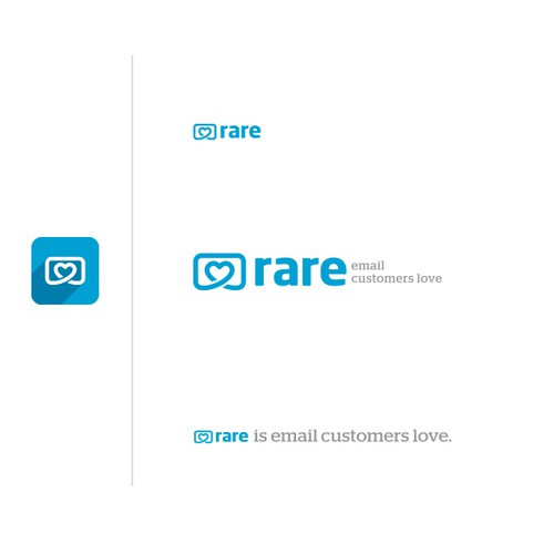 Logo design for Rare - Email Customers Love 