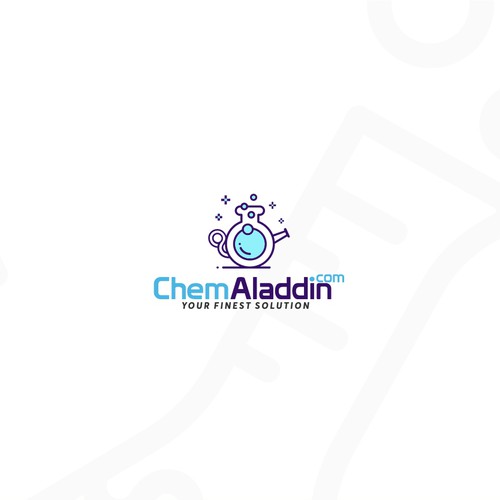 Logo concept for an e-commerce website that sells fine chemicals 