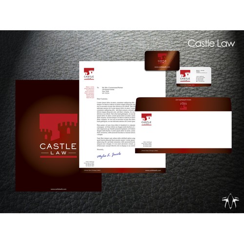 Castle Law Stationery set