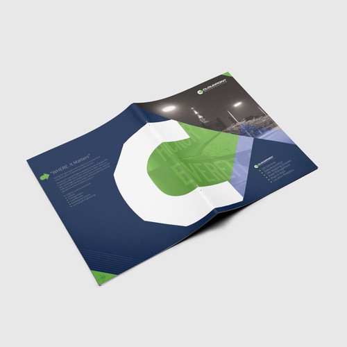 Folder Design for the "CloudPoint Geographics" Project.