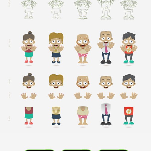 Zombie Mobile Game Graphics