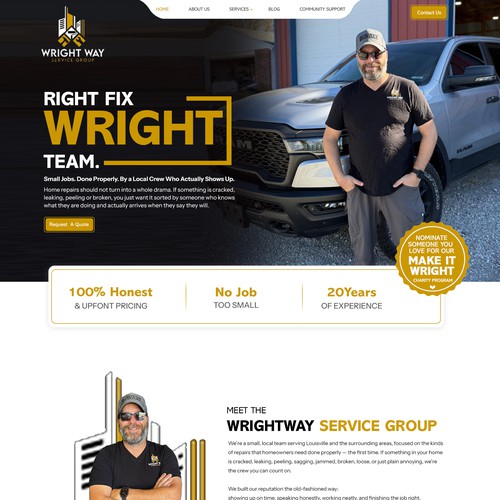 Wrightway Service Group HP/Handyman Page