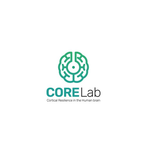 Logo for a research lab studying human brain