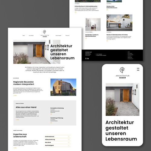 Architektur Seger: Re-Branding & Website
