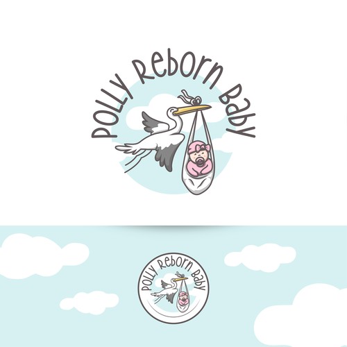 Logo design for the "reborn doll gallery"