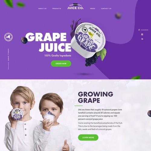 Grape Juice New Website!