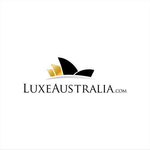 logo concept for luxeaustralia.com used on info website about Luxury Australian Travel Experiences