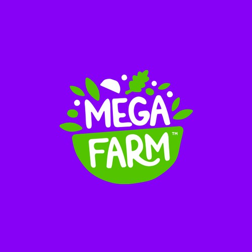 Neon Logo For Mega Farm (custom salads & raps)