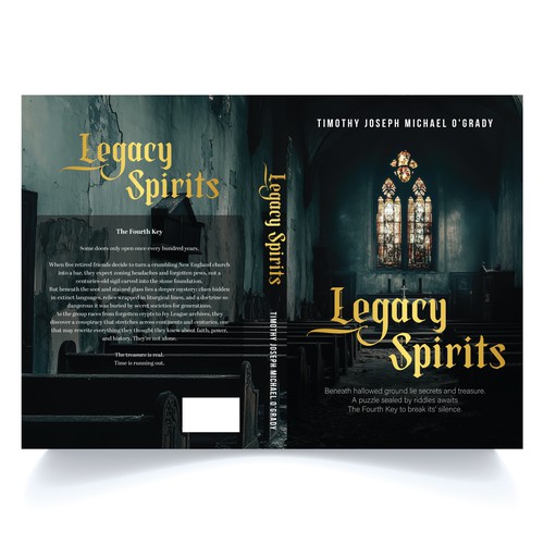 Book Cover Design Concept for "Legacy Spirits"