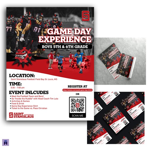 Flyer for Football Experience