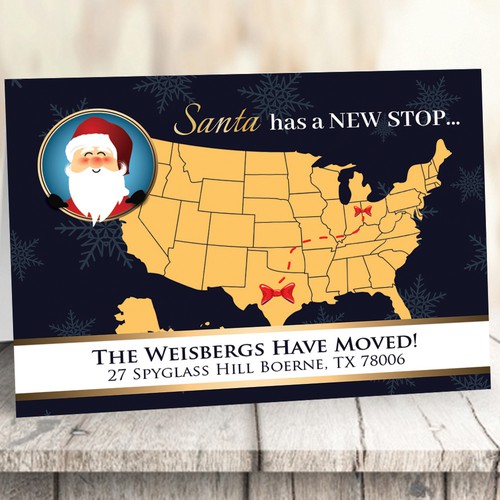 Holiday We Moved Card