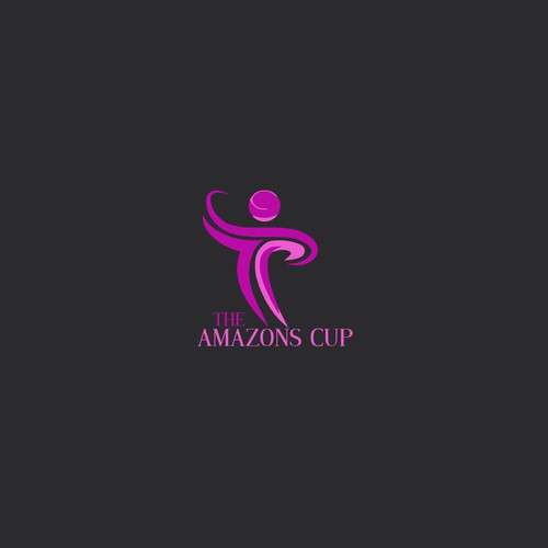 Feminine style gym logo