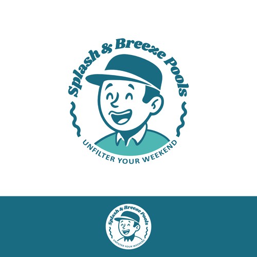 Potrait logo for cleaning company