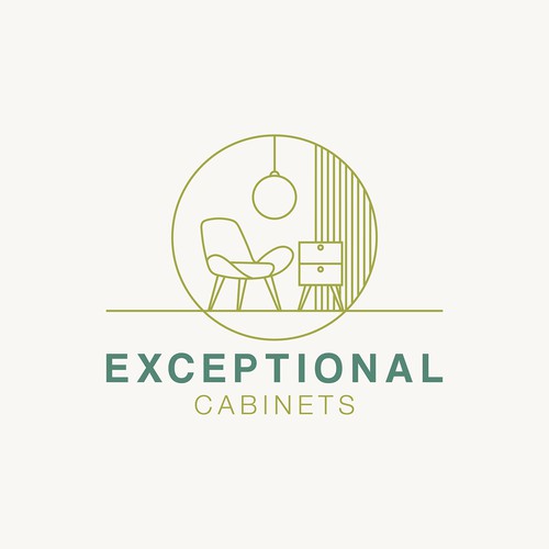 Minimalist Logo for Exceptional Cabinets