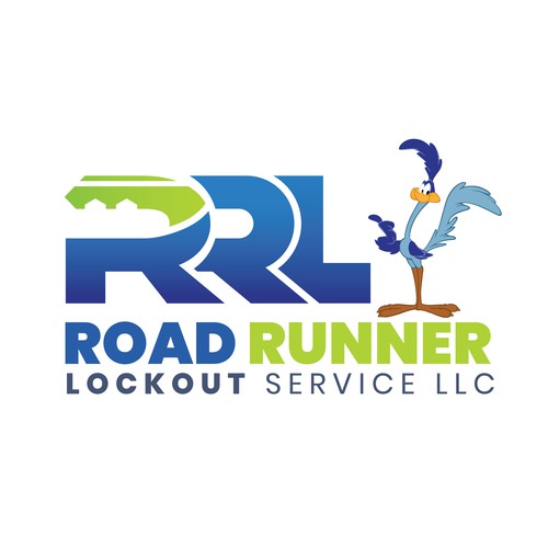 Road Runner Lockout Service LLC — Fast Response & Monogram Logo