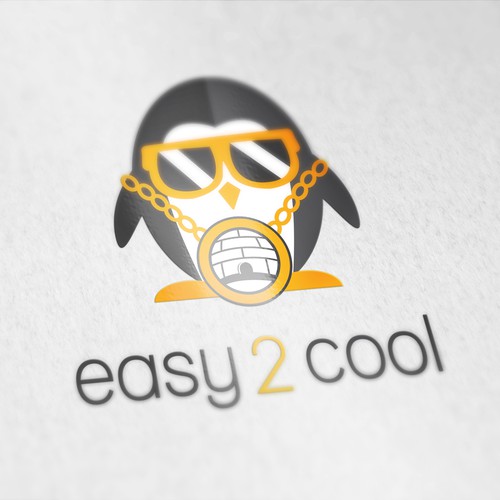 Easy 2 Cool Penguin Mascot